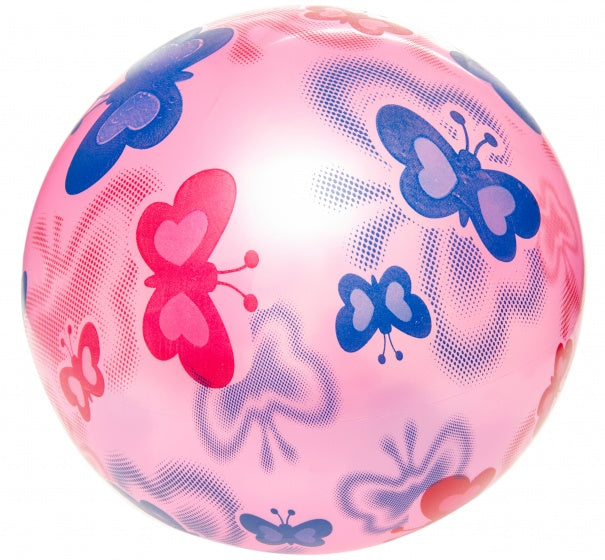 vlinderbal 23 cm roze