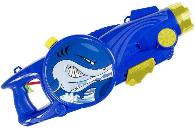 waterpistool haai jongens 25 cm blauw/geel