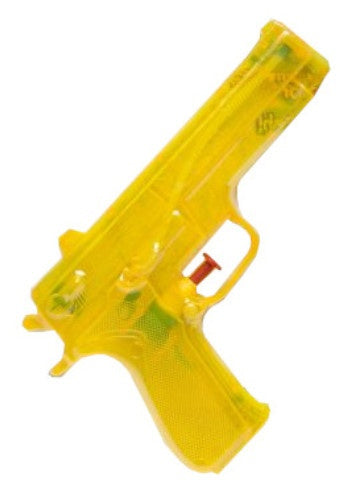 waterpistool junior 10 x 19 cm geel