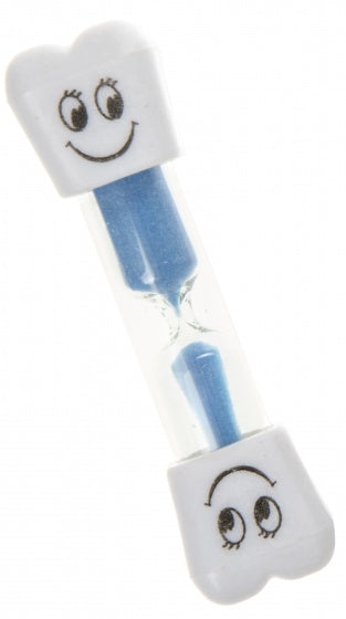 Zandloper smiley blauw drie minuten 9