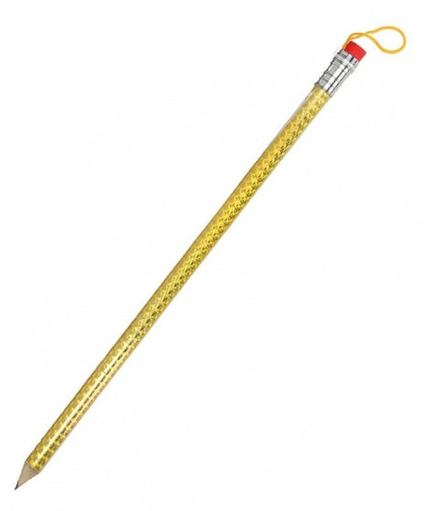 potlood XL glitter geel