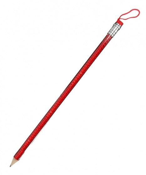 potlood XL glitter rood