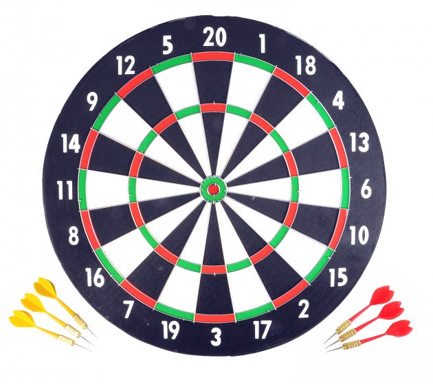 dartbord 43 cm met zes darts