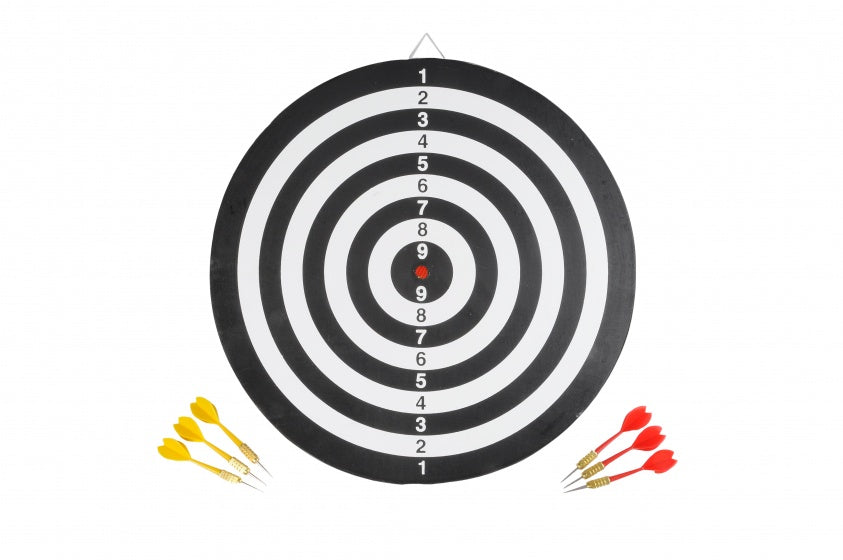 dartbord 43 cm met zes darts