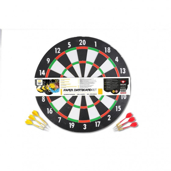 dartbord 43 cm met zes darts