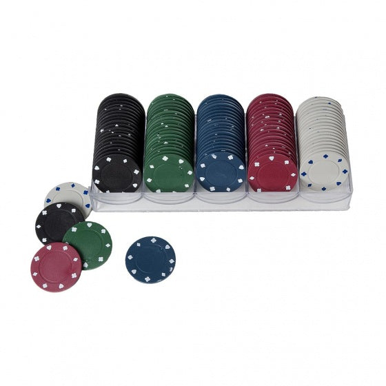 Pokerfiches 40 mm per 100 stuks
