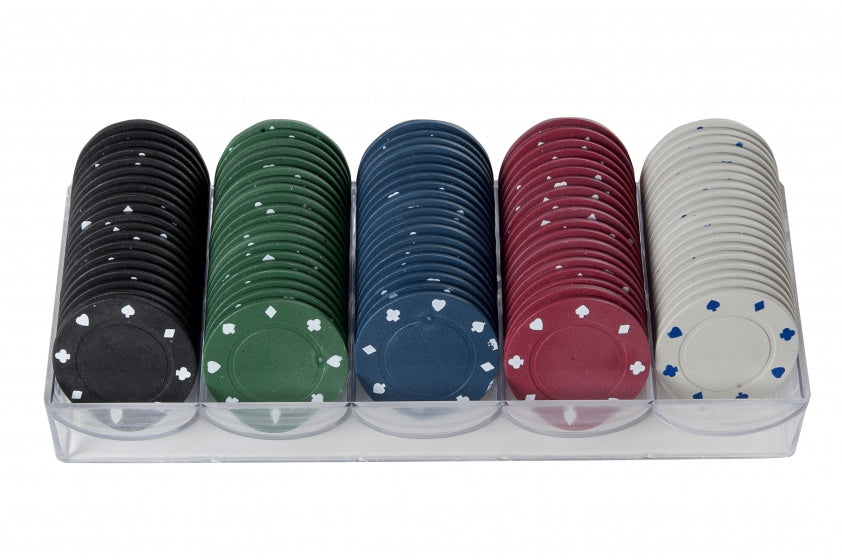 Pokerfiches 40 mm per 100 stuks