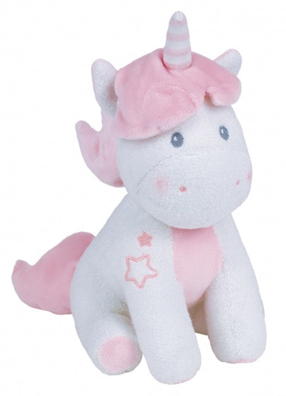 knuffel Glow In The Dark - Eenhoorn 24 cm wit/roze