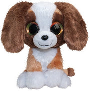 Knuffel Lumo Dog Wuff 15 cm bruin
