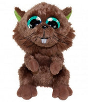 knuffel Lumo Beaver Pörri bruin 15 cm