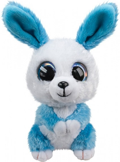 knuffel Lumo Bunny Ice blauw/wit 24 cm