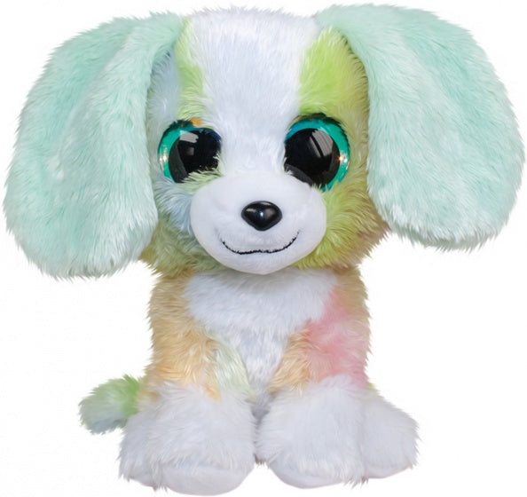 knuffel Lumo Dog Spotty multicolor 15 cm