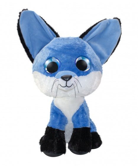 knuffel vos Blueberry 42 cm blauw