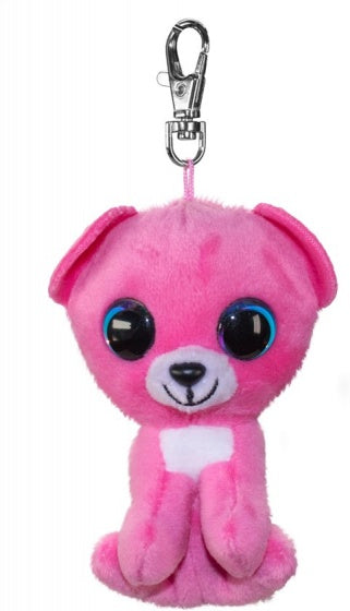 sleutelhanger Lumo Bear Raspberry roze 8