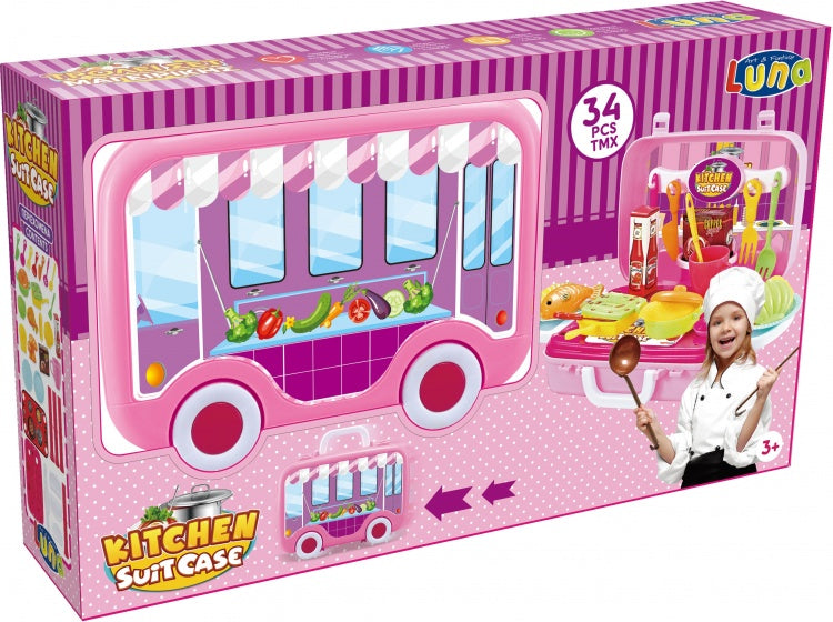 Keuken in koffer met standaard 41 cm