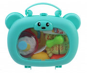 keukenaccessoires blauw 9-delig
