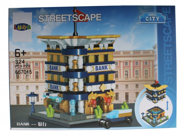 Mini City Streetscape Bank bouwset 324-delig (657015)