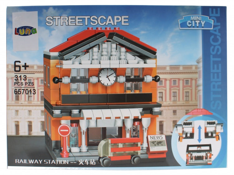 Streetscape Railway Station bouwset 313-delig (657013)