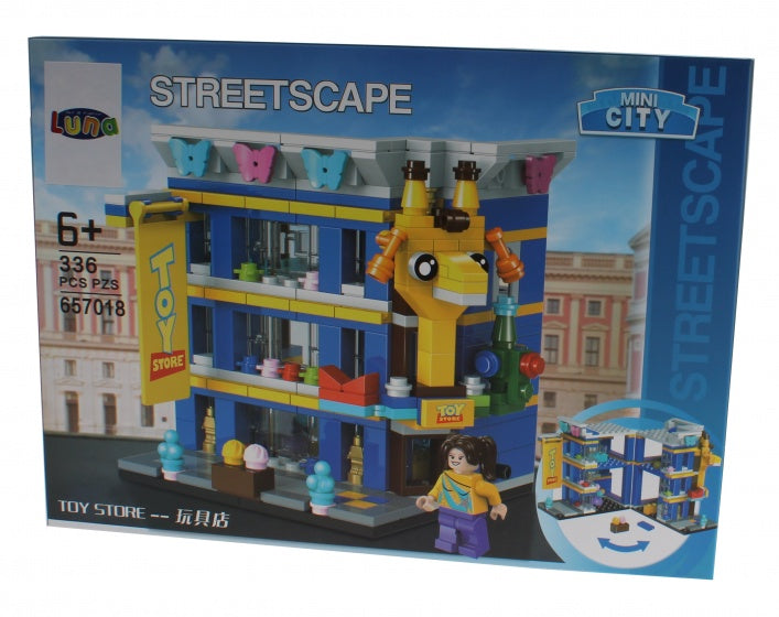 Mini City Streetscape Toy Store bouwset 336-delig (657018)