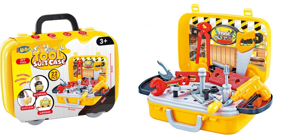 mobiele werkbank geel 34