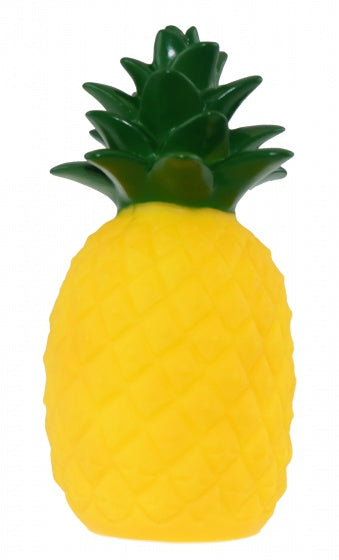 nachtlampje ananas 18 cm geel