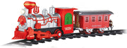 Set locomotief met spoor en wagon 8-delig 19cm