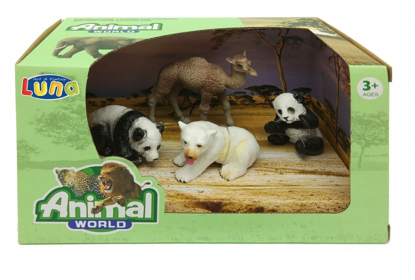 speelset exotische dieren junior 4-delig