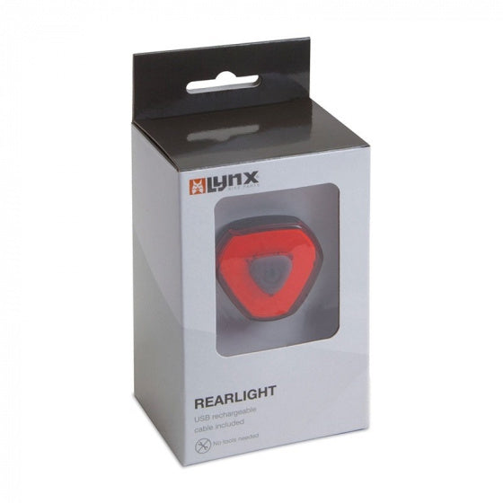 achterlicht Beam led USB-oplaadbaar zwart