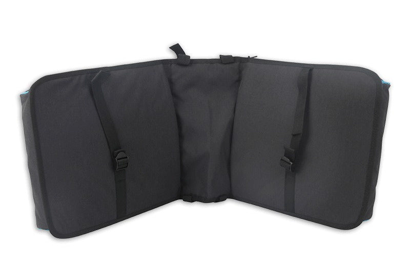 dubbele fietstas Joshua 20 liter zwart
