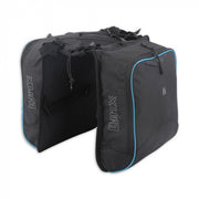 dubbele fietstas Joshua 20 liter zwart
