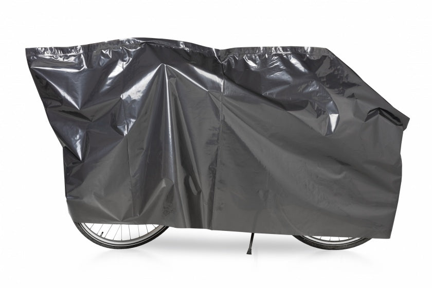 fietsbeschermhoes 120 x 210 cm donkergrijs 2 fietsen