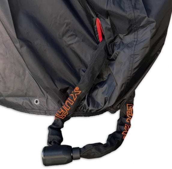 fietshoes 200 x 80 x 120 cm polyester zwart