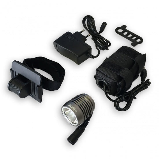 koplamp Pro High Power led accu grijs