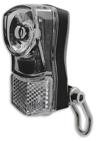 koplamp batterij 7 lux led zwart