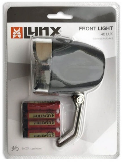 koplamp Modern 40 lux batterij led zwart
