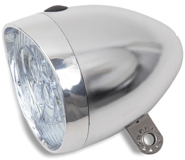 koplamp Retro batterij led 11 Lux chroom