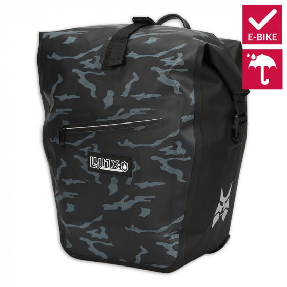 pakaftas Big Bend 25 liter zwart/grijs