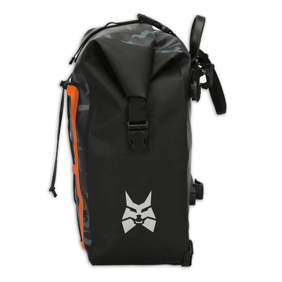 pakaftas Big Bend 25 liter zwart/oranje