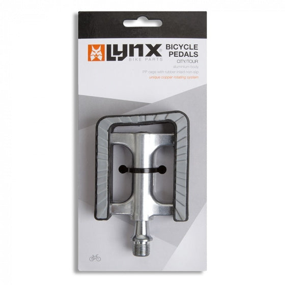 platformpedalen 9/16 inch ZP antislip e-bike zilver