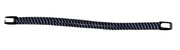 triobinder 26/28 inch 65 cm elastaan zwart/wit
