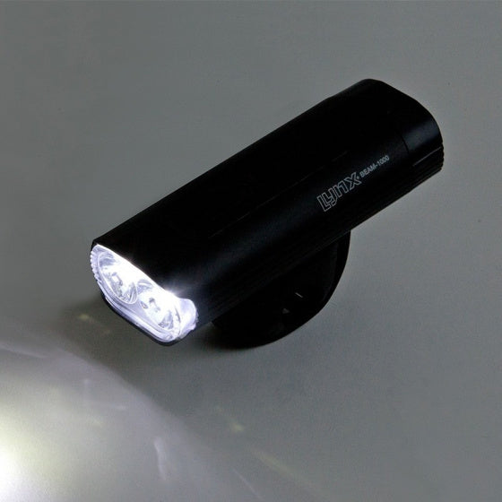 voorlicht Beam led USB-oplaadbaar 1000lm zwart