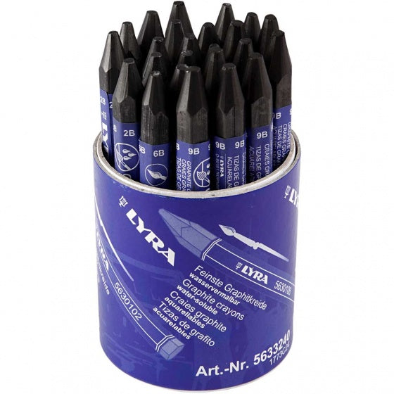 aquarel grafiet krijtset