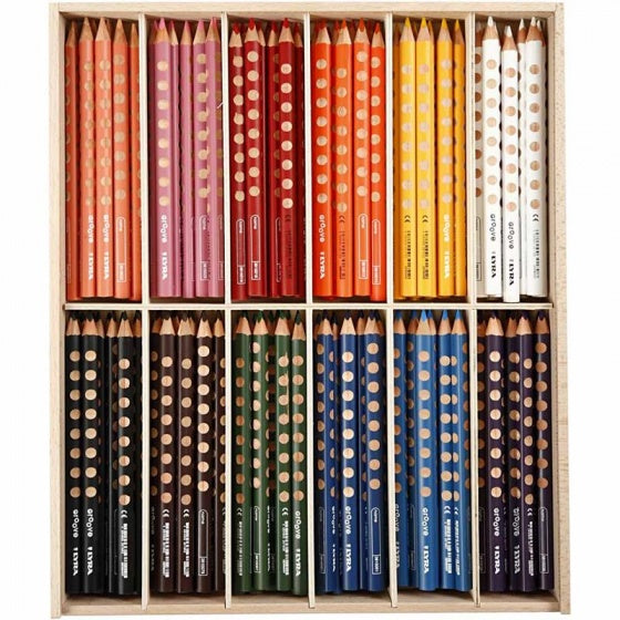 kleurpotloden Groove 144 stuks multicolor