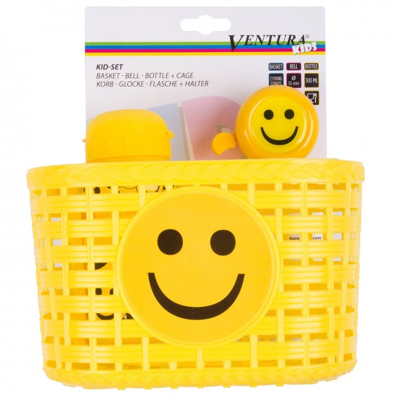 accessoiresset Kids Smile 4-delig geel