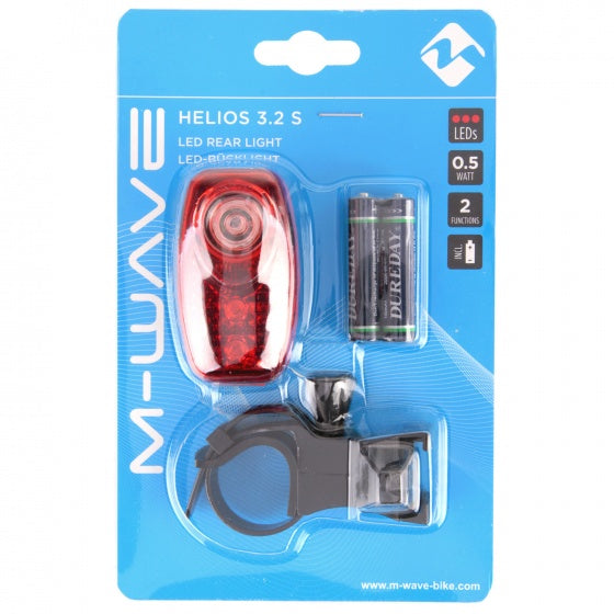 achterlicht Helios 3.2S rood/zwart