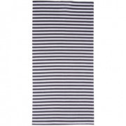 bandana/balaclava 48 x 24 cm gestreept zwart/wit