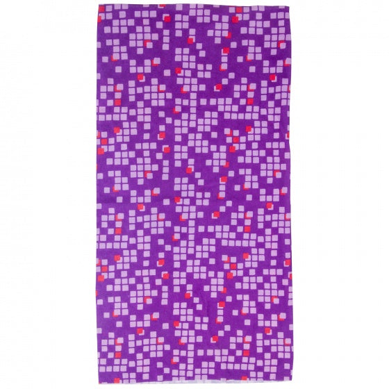 bandana/balaclava 48 x 24 cm paars