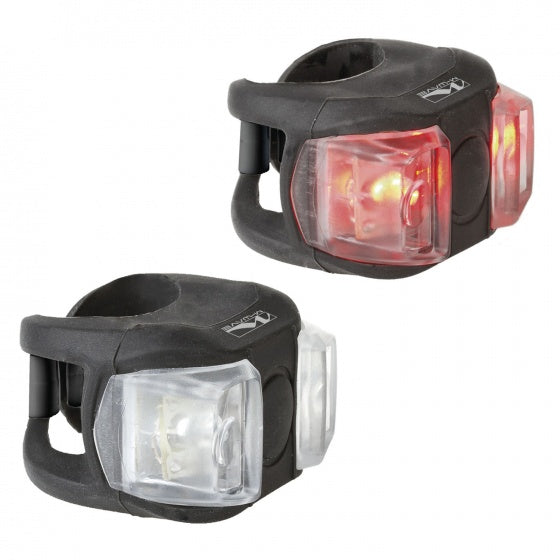 Cobra II mini verlichtingsset batterij wit en rode LED