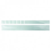 beschermstickers set 8 stuks transparant