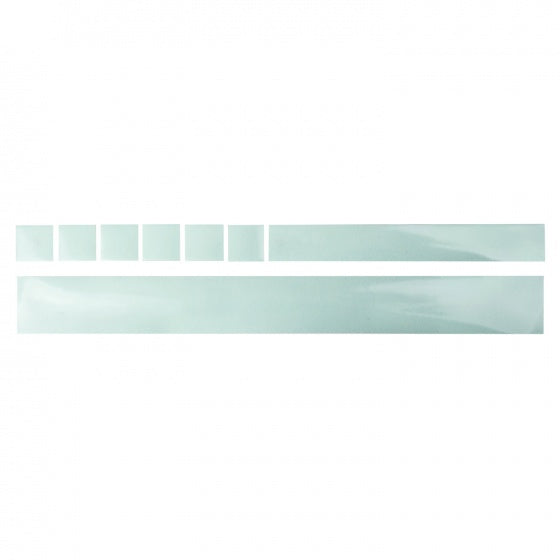 beschermstickers set 8 stuks transparant
